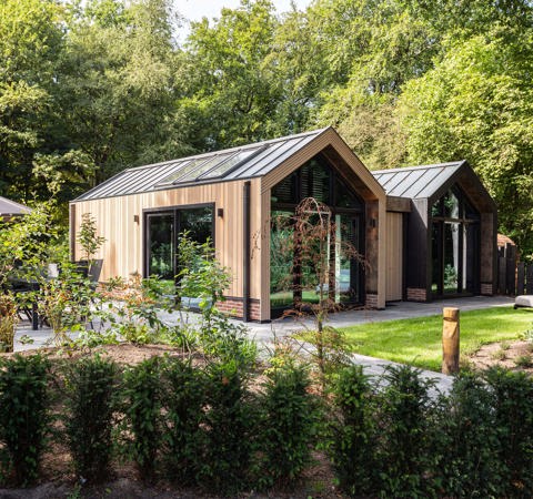 Residence Lage Vuursche Lodge Royal Eco 4 Personen Wellness Hottub Exterieur 1