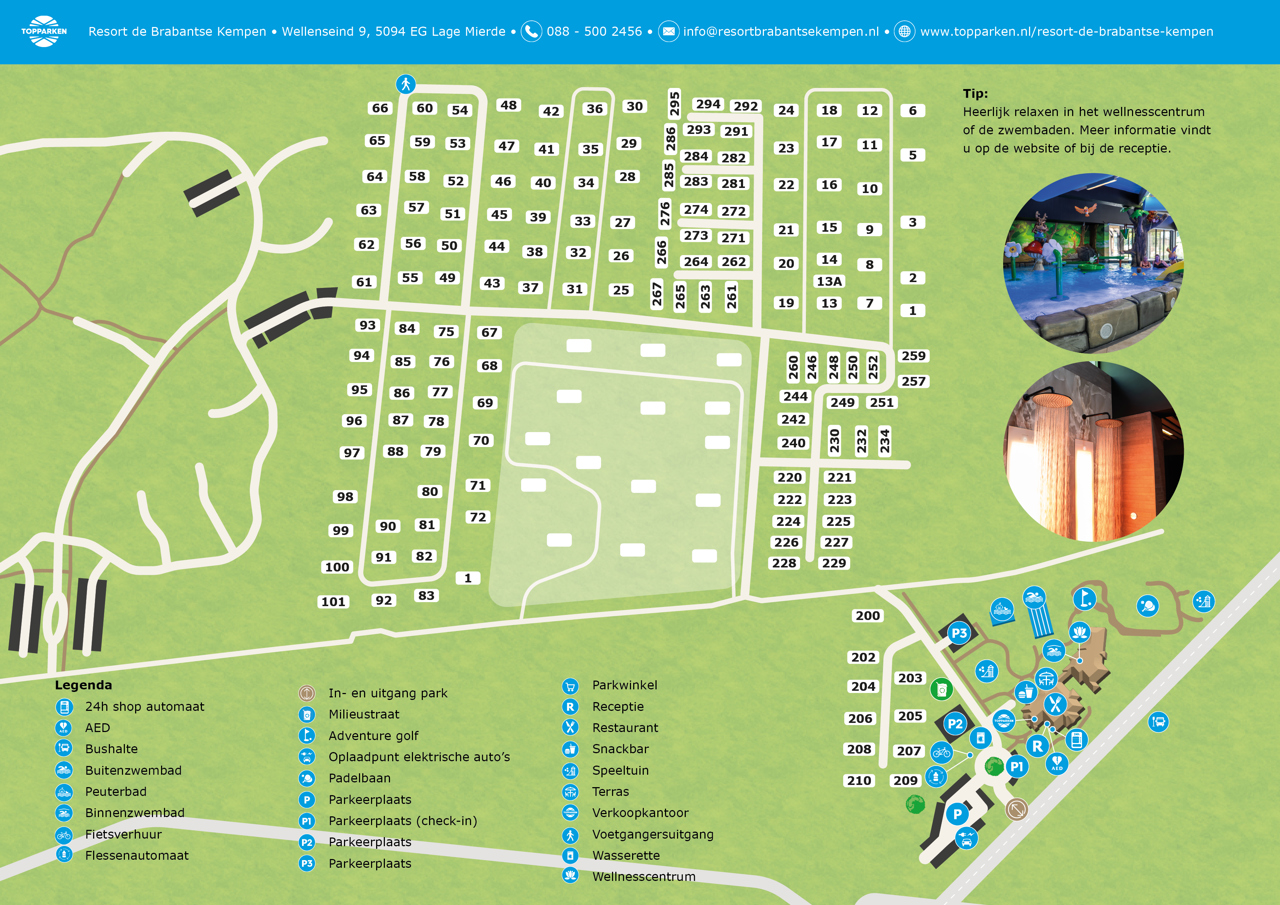 Plattegrond van Resort de Brabantse Kempen